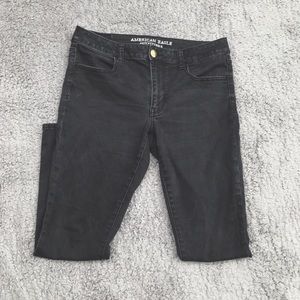 Faded Black American Eagle Jeans
